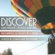 A picture of a hot air balloon with the text, "discover OPCM recurring Sundays @ 1:30pm lunch and childcare provided."
