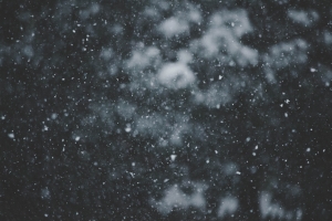 December 17th devo image, snow falling.